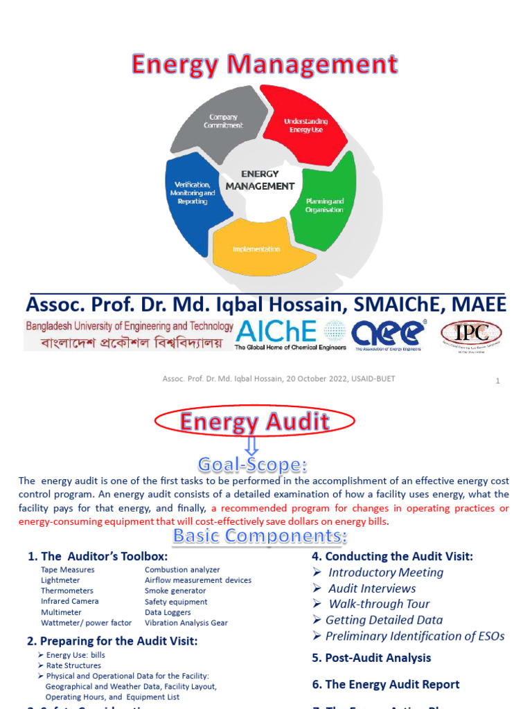 Energy Audit and Management Guide | PDF | Energy Management | Energy ...