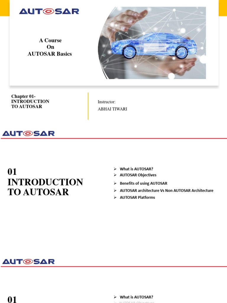 A Course On AUTOSAR Basics | PDF | Software Engineering | Computer ...