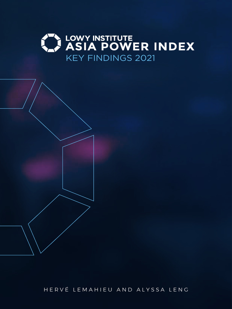 Lowy Institute 2021 Asia Power Index Key Findings Report | PDF | Asia ...