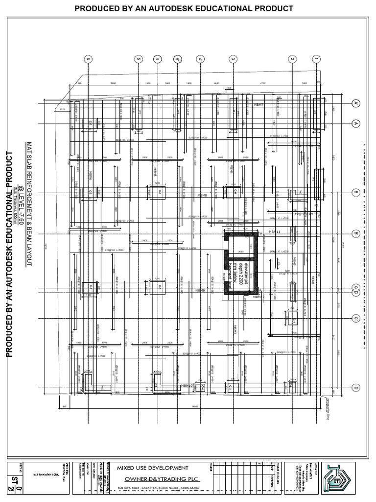 Beam Layout and Reinforcement Plan | PDF