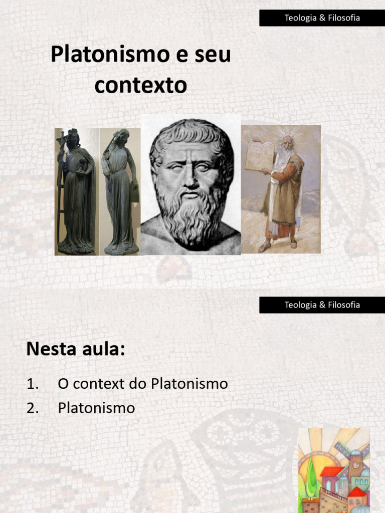 Contexto e Ideias do Platonismo | PDF | Teologia | Ideia