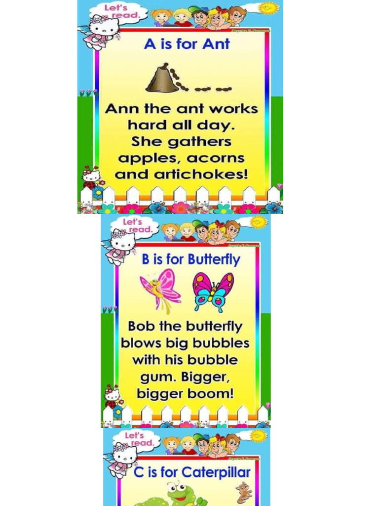 English reading a z pdf