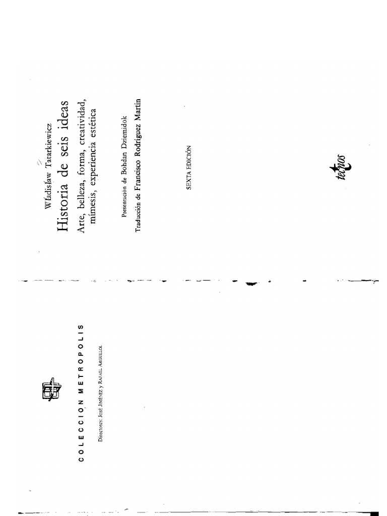 S1 tatarkiewics historia de sesis ideas cap tulo 1 pdf