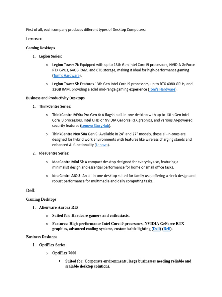 A Brief Explanation | PDF | Graphics Processing Unit | Desktop Computer