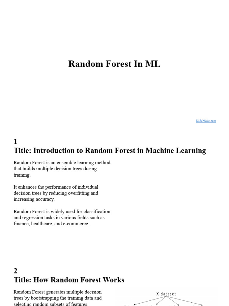 Random Forest in ML | Download Free PDF | Machine Learning ...