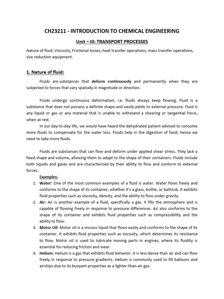 ICE - Unit 3 - REC | PDF | Fluid | Fluid Dynamics