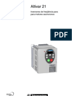Manual de operação do inversor de freqüência ATV21 para motores assíncronos