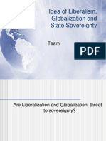 Idea of Liberalism, Globalization and State Sovereignty