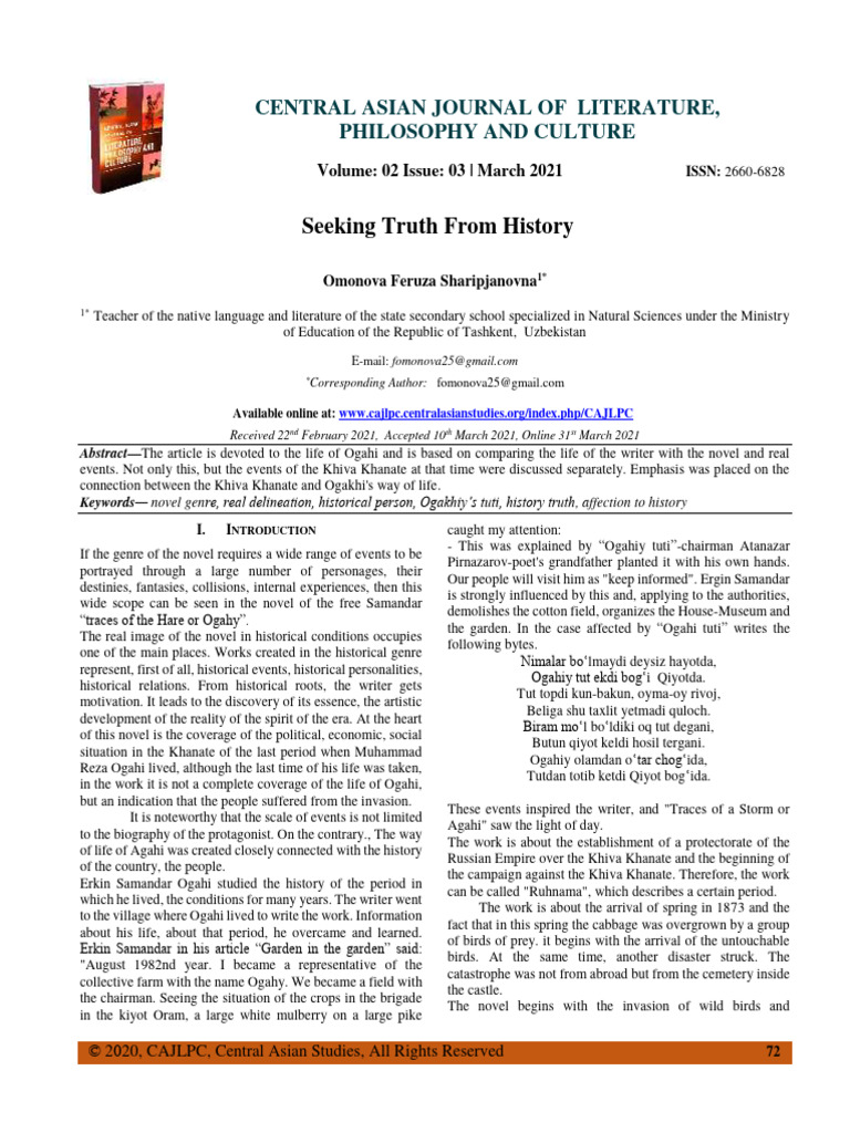 69-Article Text-259-1-10-20210403 | PDF | History