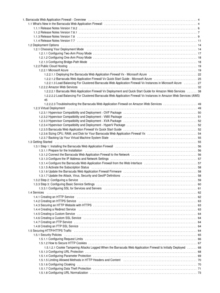 Barracuda Web Application Firewall Guide | PDF | World Wide Web ...