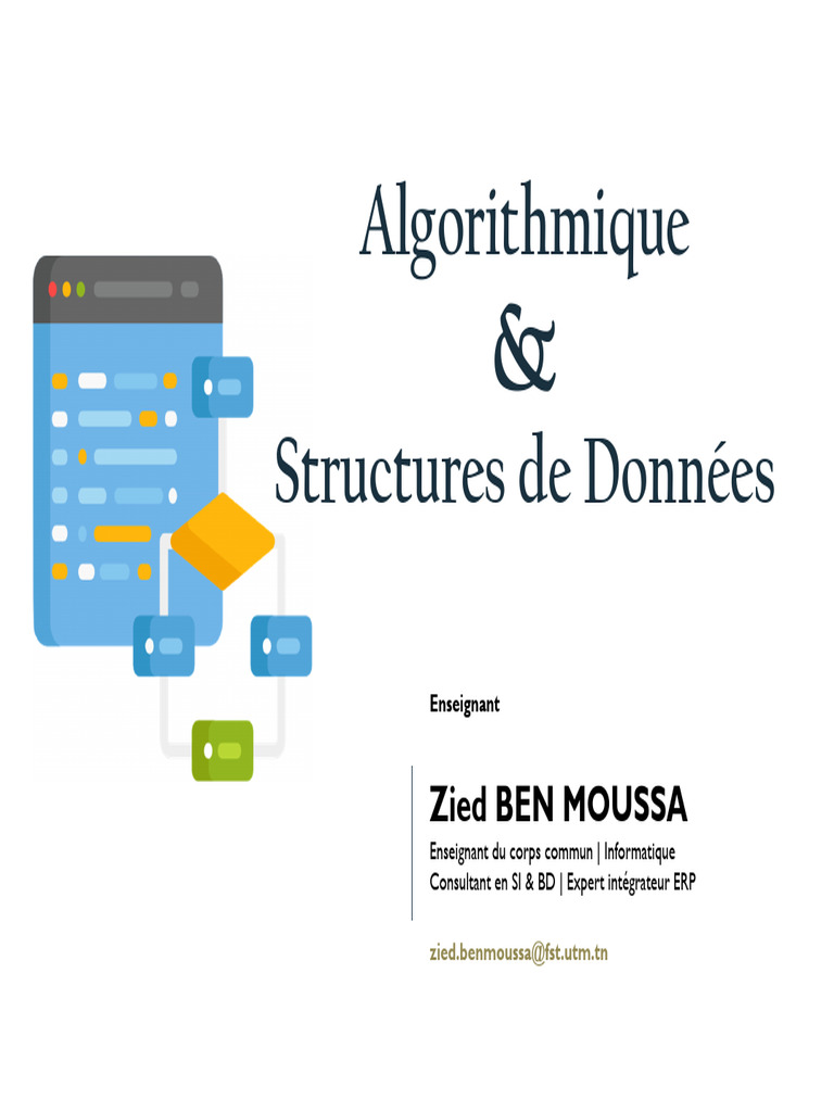 Structures de Données et Algorithmes | PDF | Ensemble (Mathématiques ...