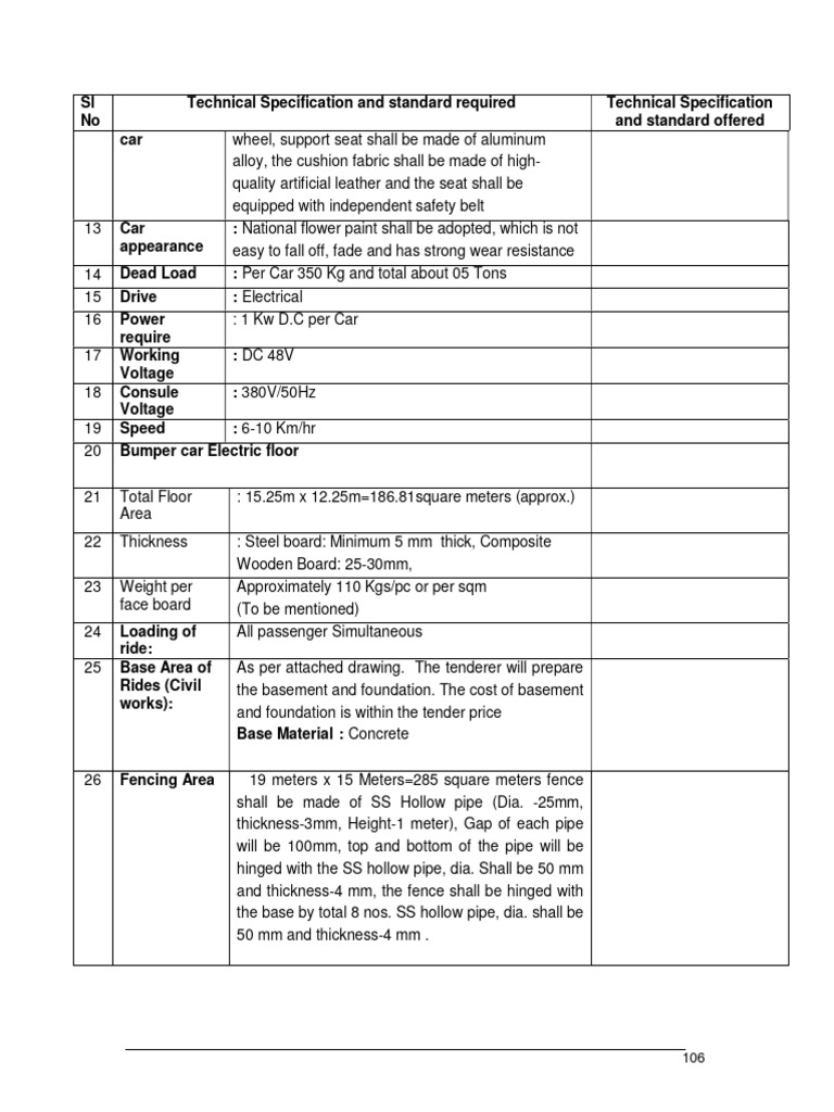 Technical Specs for Octopus Ride Installation | PDF | Programmable ...