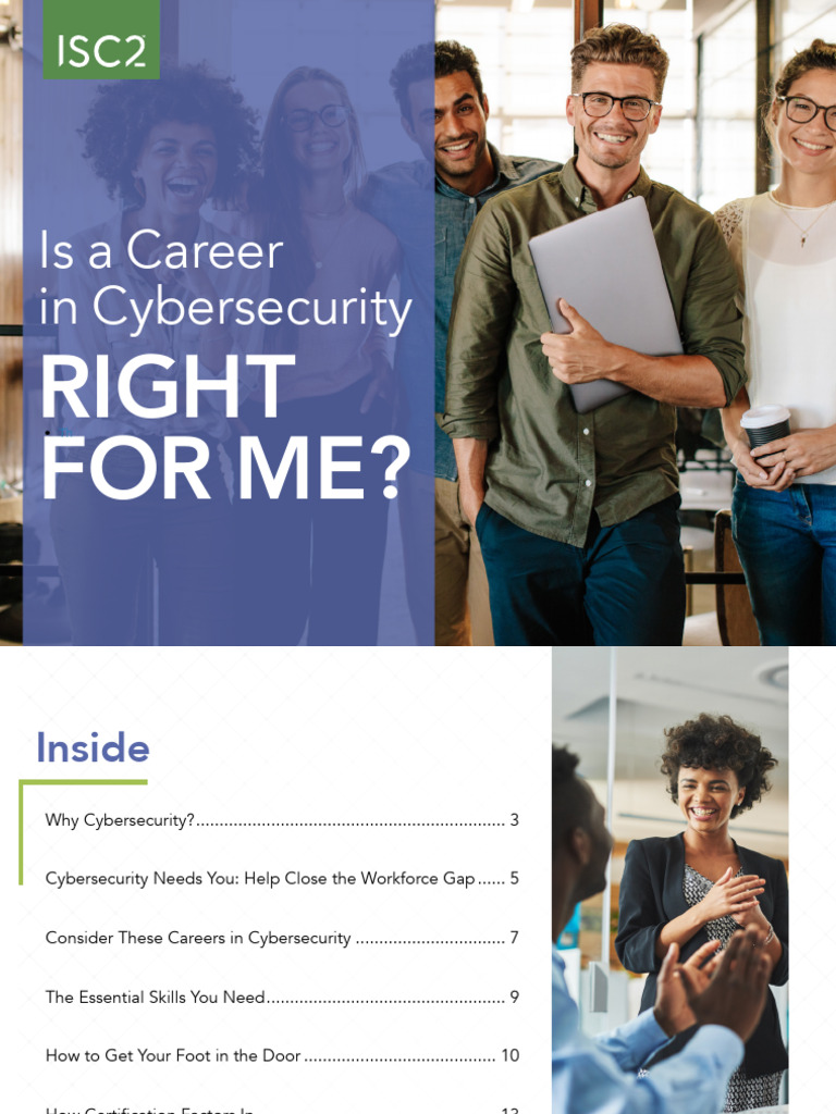 Is Cybersecurity Right For Me? | PDF | Security | Computer Security