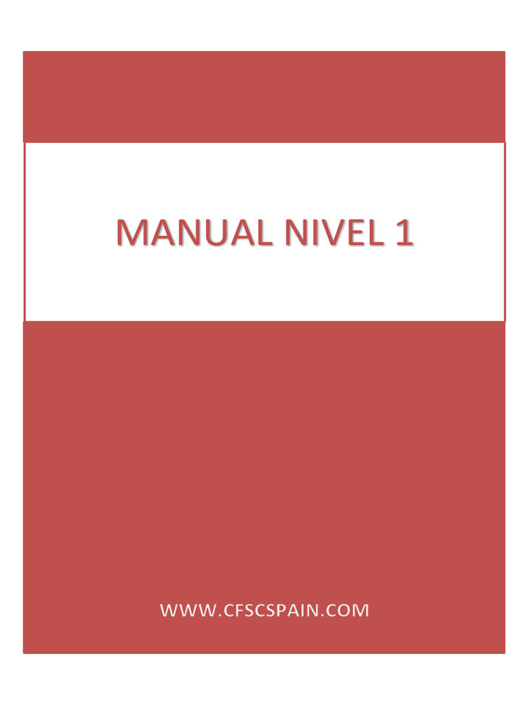 Manual de Certificación CFSC Nivel 1 | PDF | Sistema musculoesquelético