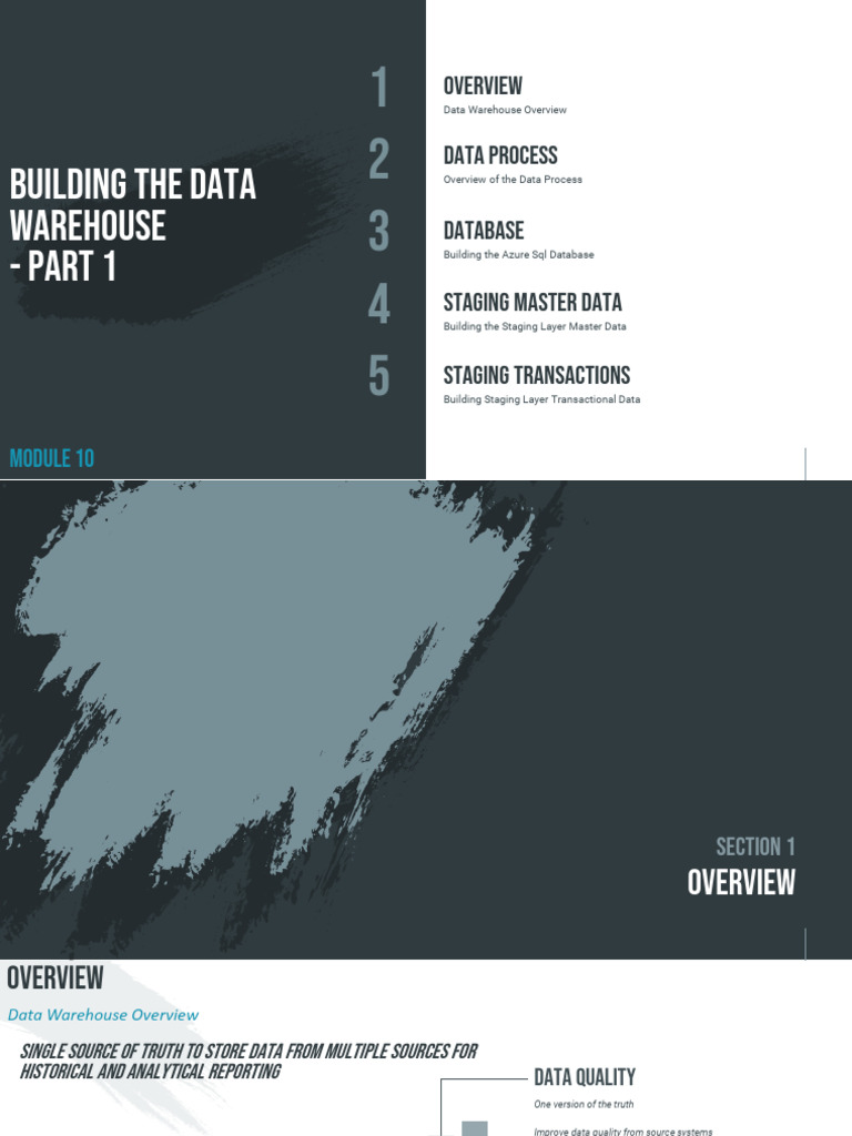 10 Chapter10+ +Building+the+Data+Warehouse+ +part+1 | PDF | Data ...