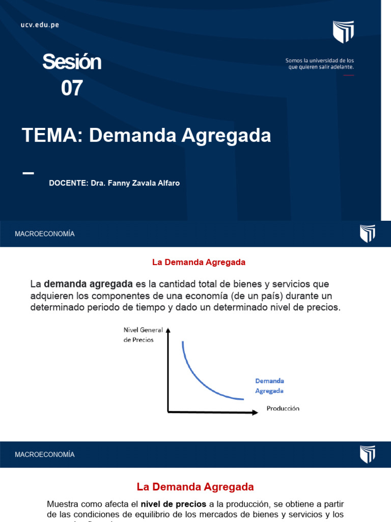 Demanda Agregada en Macroeconomía | PDF | La política fiscal | Inflación