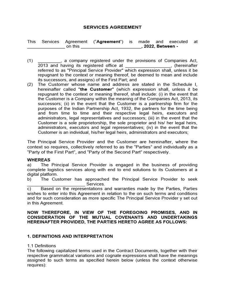 Logistics Service Agreement Boxcoworld | PDF | Indemnity | Legal Liability