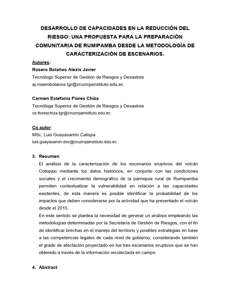 Alexis Rosero Bola O Carmen Flores Chiza Articulo Cientifico Pdf