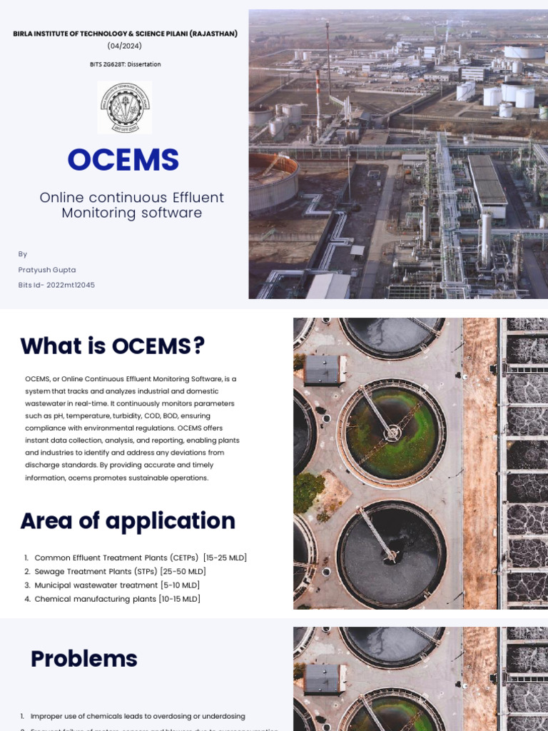 Ocems: Online Continuous Effluent Monitoring Software | PDF | Sewage ...