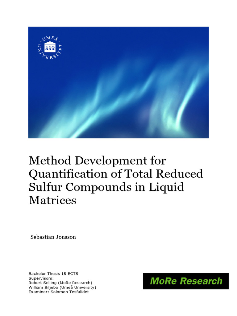 Method development for sulfur compounds pdf gas chromatography