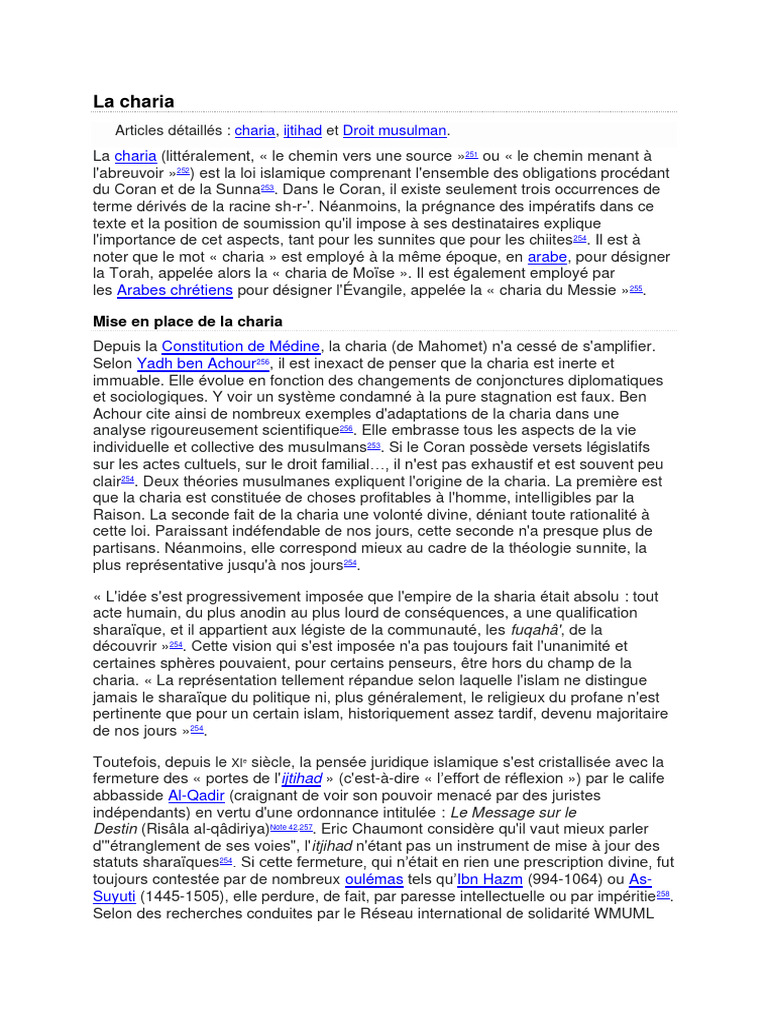 Comprendre la charia islamique | PDF | Charia | Djihad