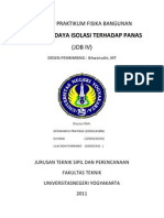 Laporan Praktikum Fisika Bangunan