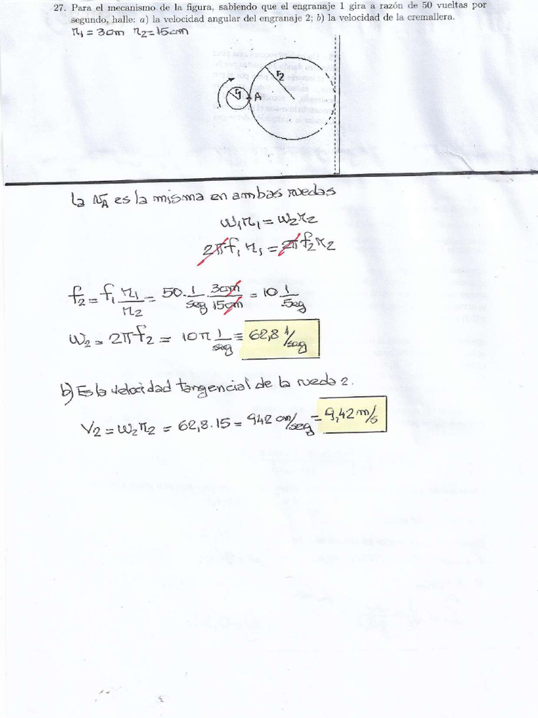 Física 1 UTN FRBA - RESUELTOS NUEVA GUIA DEL22 AL27 CIRCULAR | PDF