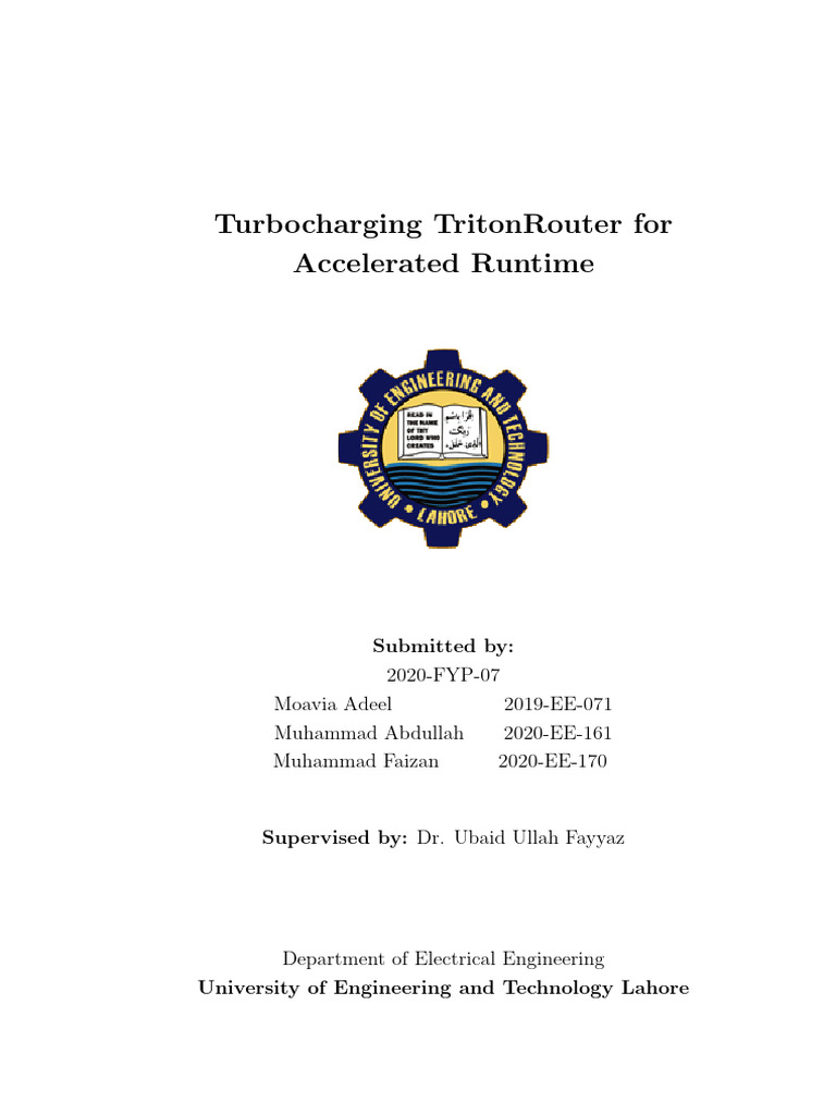 Turbocharging TritonRouter Updated | PDF | Computing | Computer Engineering