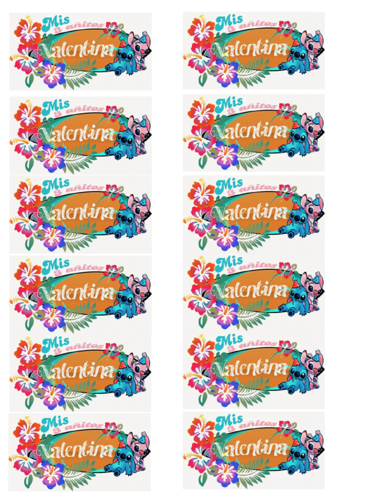 Stitch Sticker | PDF