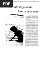 PAULO FREIRE - Alfabetização - Leitura do mundo, leitura da palavra