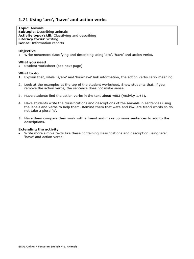 1.71+using+ 'Are ',+ 'Have '+and+action+verbs | PDF