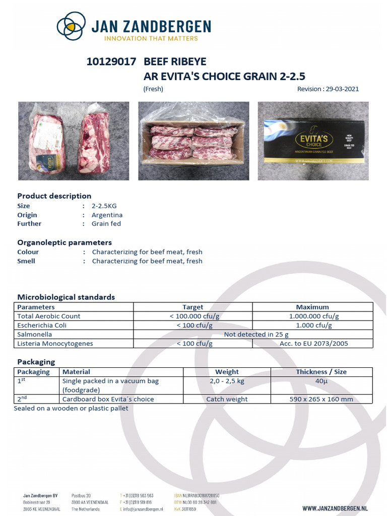 AR Ribeye | PDF | Meat