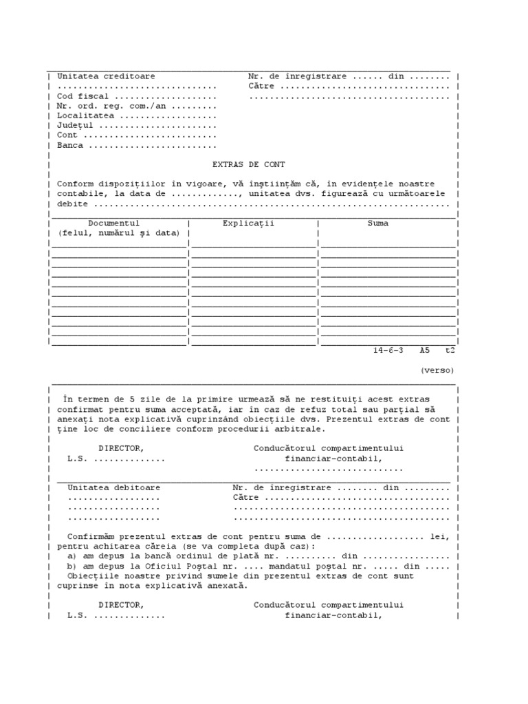 Extras de Cont | PDF