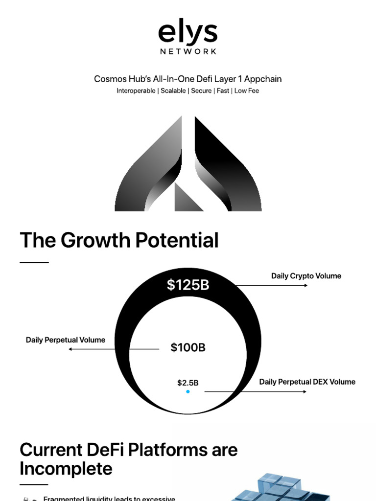 Elys Network - Pitch Deck | PDF | Economies | Market (Economics)