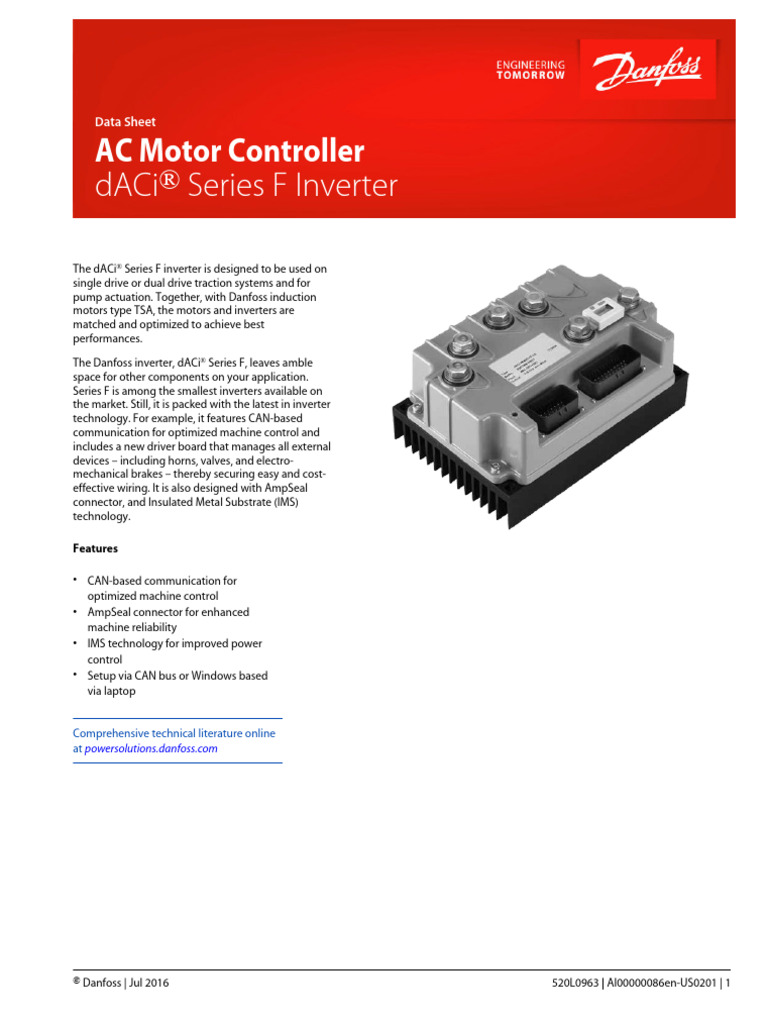 Ac motor controller daci series f inverter pdf power inverter