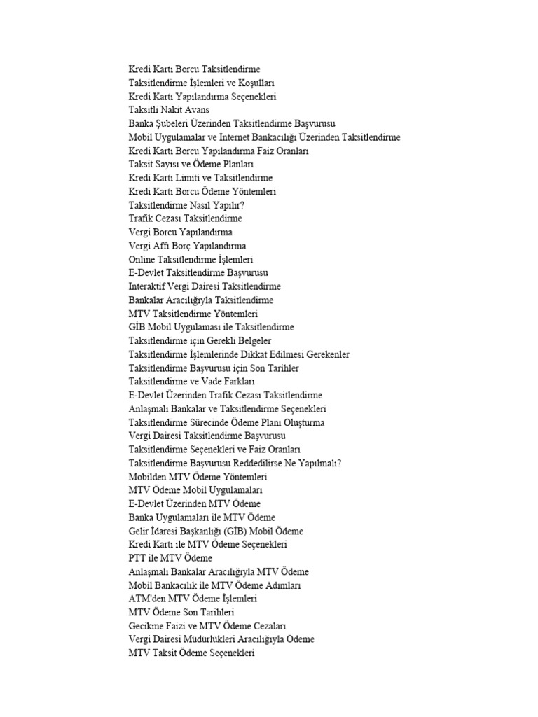 Keyword List | PDF