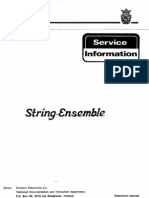 Eminent String Ensemble Service Manual