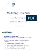 eXubrio Marketing Plan Audit