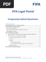 FIFA Legal Portal User Manual 3.2 | PDF | Tag (Metadata) | Faq