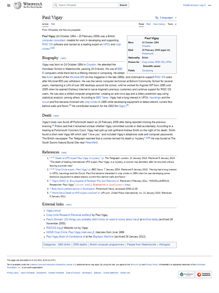 En wikipedia org wiki paul vigay pdf computing software