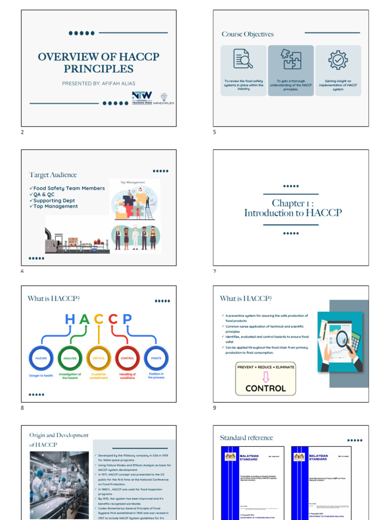 NTW - Overview of Haccp - Handouts | PDF | Hazard Analysis And Critical ...