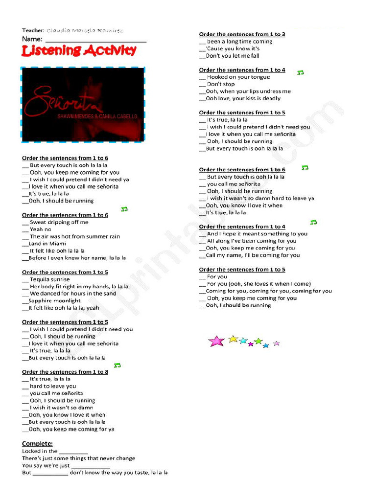 Listening Practice Pdf