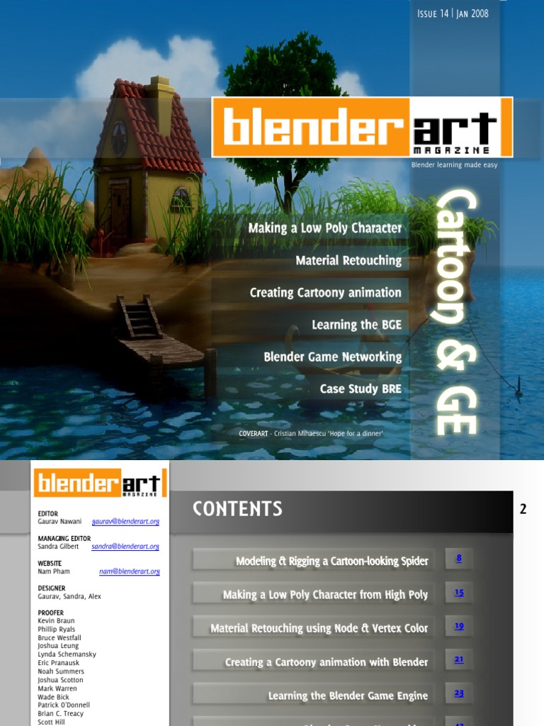 BlenderArt Magazine - 14 - Cartoon & Game Engine | PDF | Blender ...