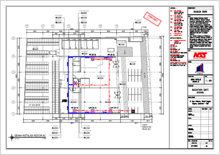 Indoor AC Installation Layout Plan | PDF