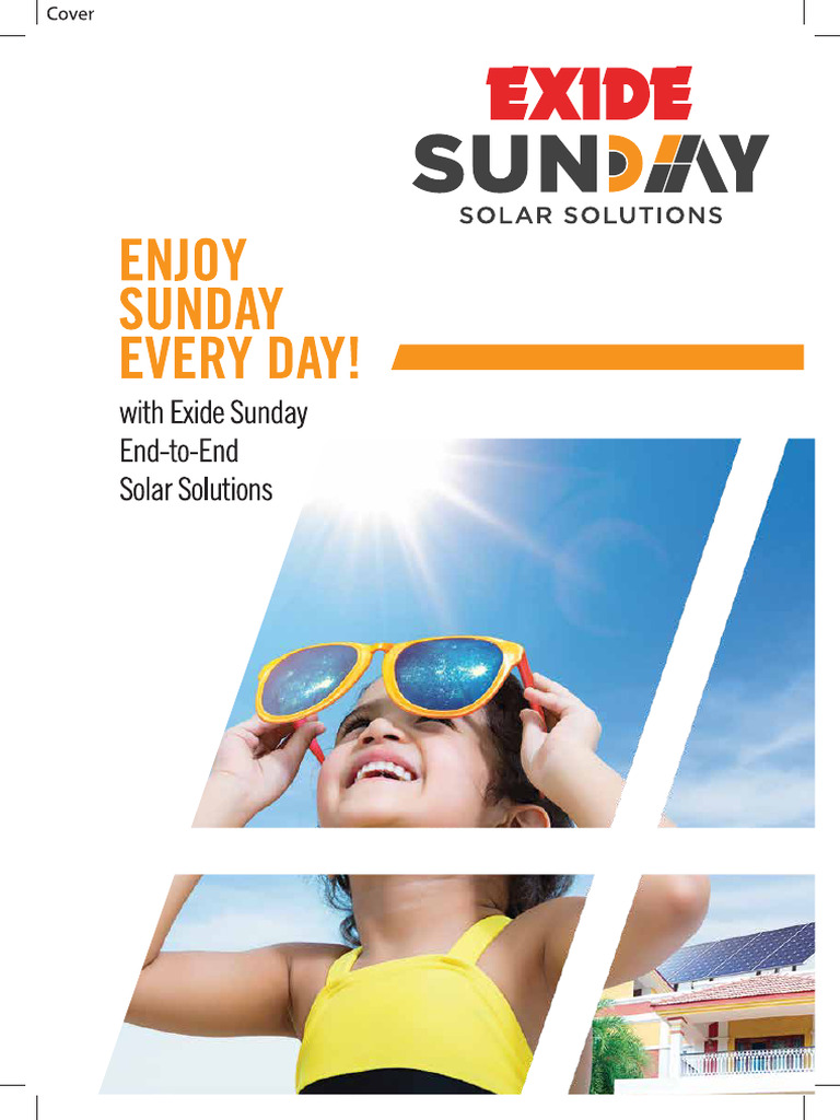 Solar Exide Battery Brochure | PDF