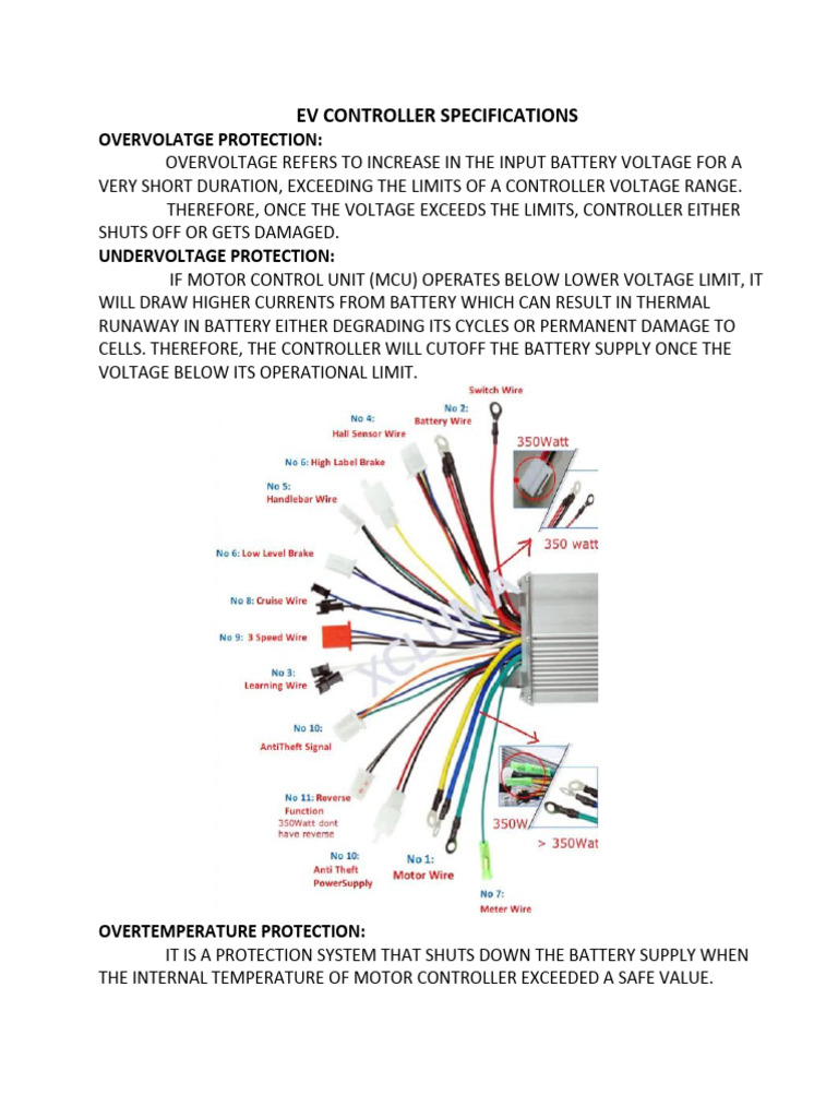 EV Controller Specifications Overview | PDF | Electric Power ...