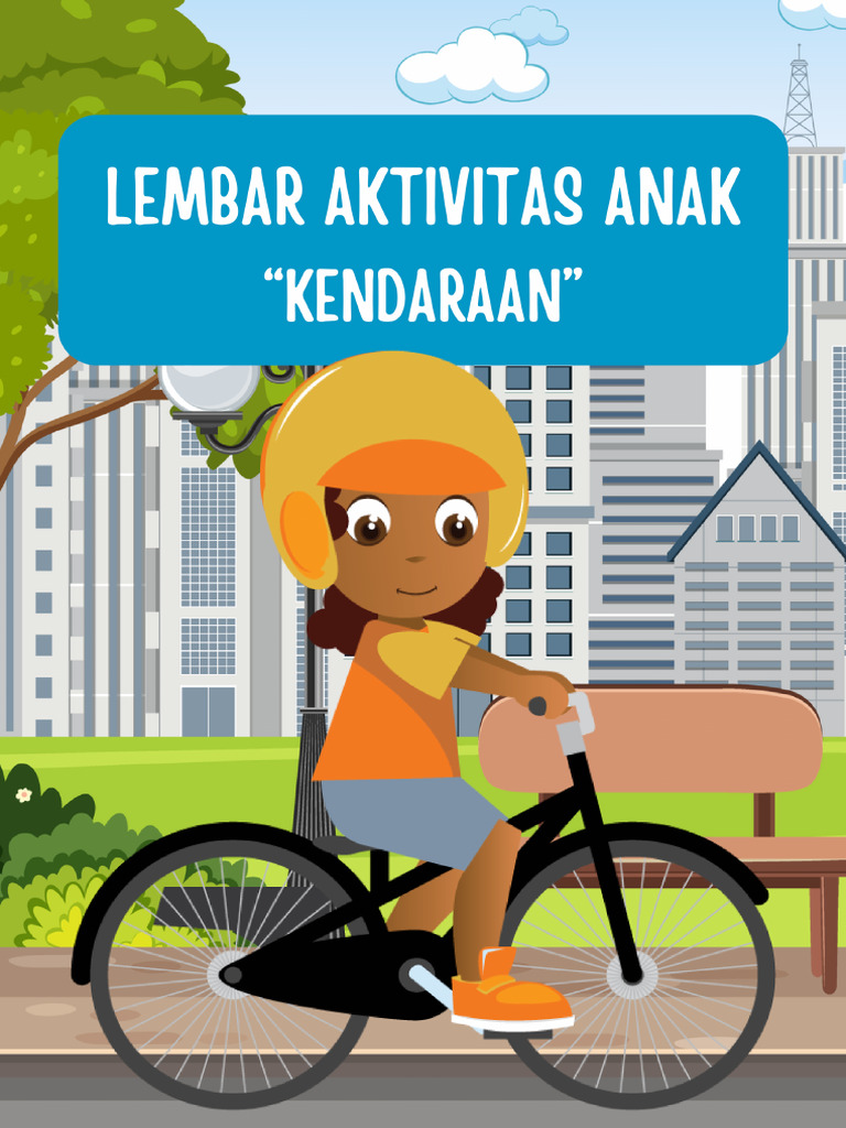Lembar Aktivitas Anak - Kendaraan | PDF