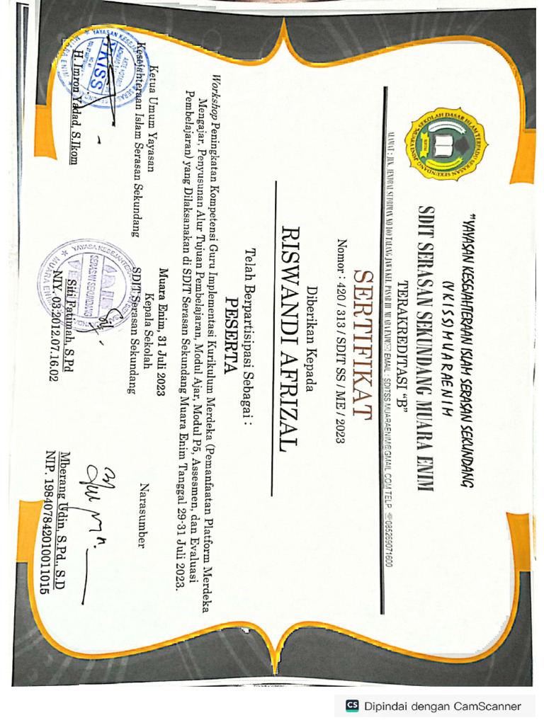 Sertifikat Workshop Pkg Pdf