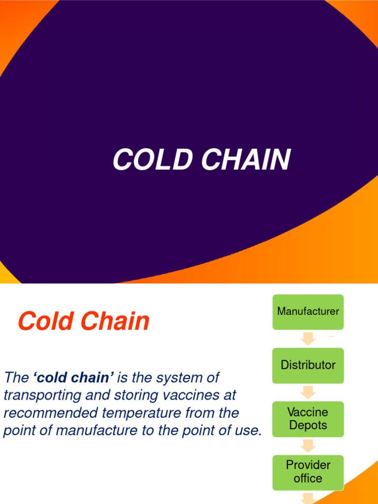 Cold Chain | PDF | Vaccines | Refrigerator
