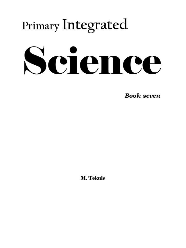 Primary Integrated Science Book 7 | PDF | Skeleton | Muscle